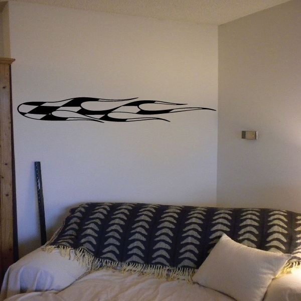 Racing Vehicle Pinstripe Vinyl Decal - Car Decal - Wall Decal - MC004