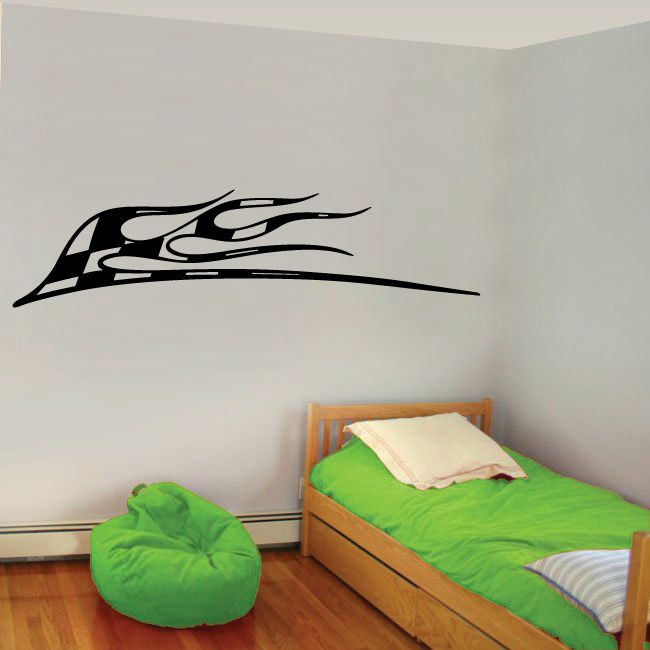 Racing Vehicle Pinstripe Vinyl Decal - Car Decal - Wall Decal - MC007