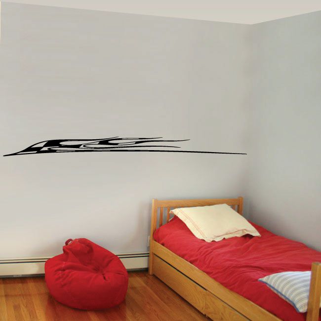 Racing Vehicle Pinstripe Vinyl Decal - Car Decal - Wall Decal - MC008