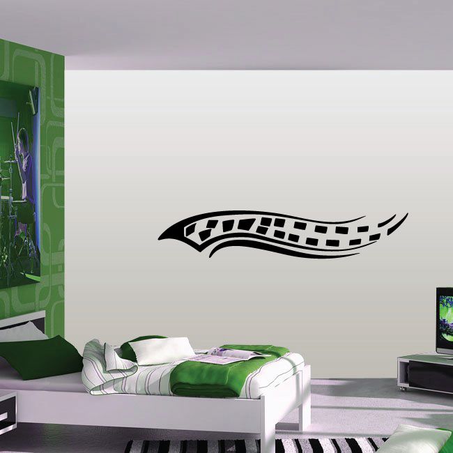Racing Vehicle Pinstripe Vinyl Decal - Car Decal - Wall Decal - MC009