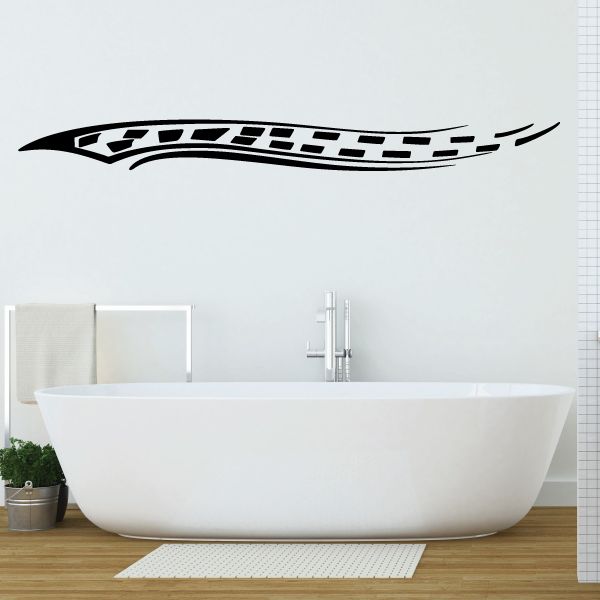 Racing Vehicle Pinstripe Vinyl Decal - Car Decal - Wall Decal - MC010