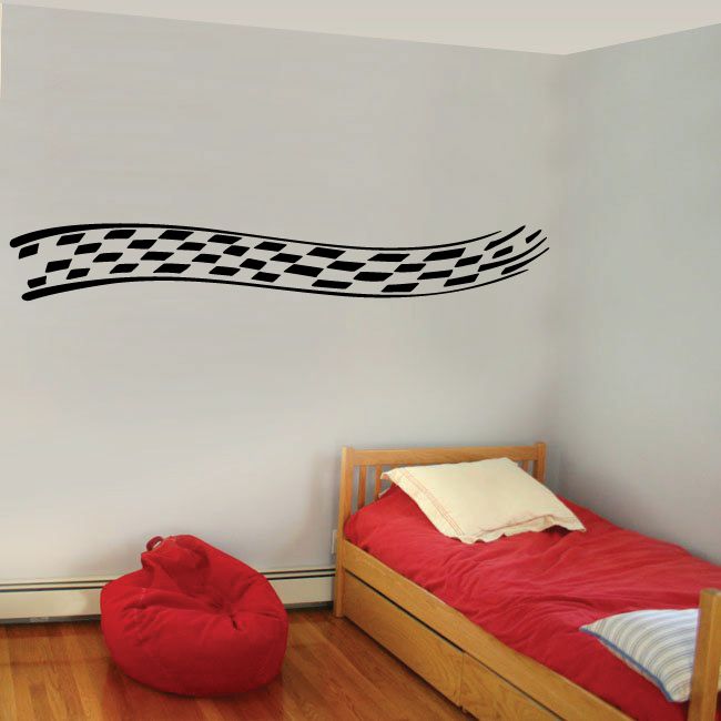 Racing Vehicle Pinstripe Vinyl Decal - Car Decal - Wall Decal - MC012