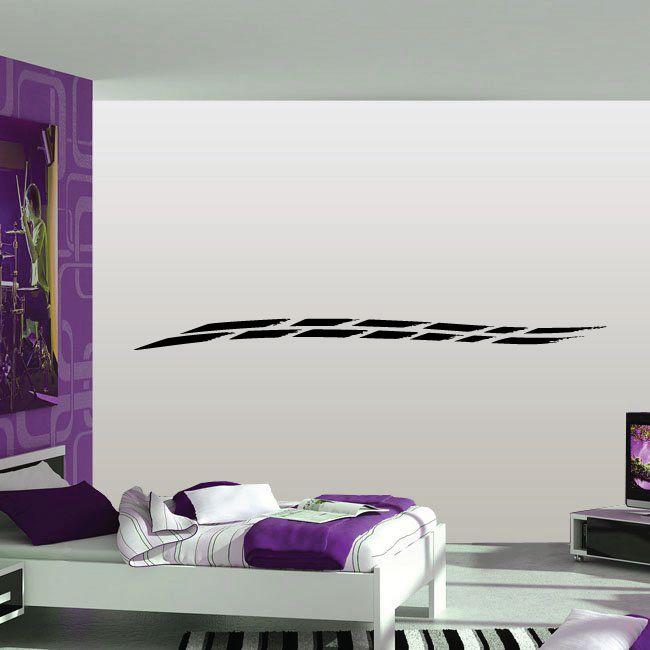 Racing Vehicle Pinstripe Vinyl Decal - Car Decal - Wall Decal - MC016