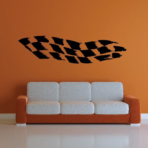 Racing Vehicle Pinstripe Vinyl Decal - Car Decal - Wall Decal - MC023