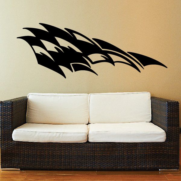 Racing Vehicle Pinstripe Vinyl Decal - Car Decal - Wall Decal - MC027