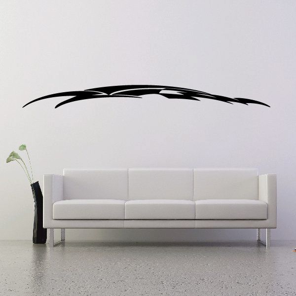 Racing Vehicle Pinstripe Vinyl Decal - Car Decal - Wall Decal - MC030