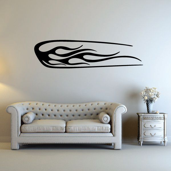 Racing Vehicle Pinstripe Vinyl Decal - Car Decal - Wall Decal - MC033