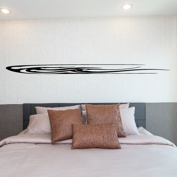 Racing Vehicle Pinstripe Vinyl Decal - Car Decal - Wall Decal - MC042