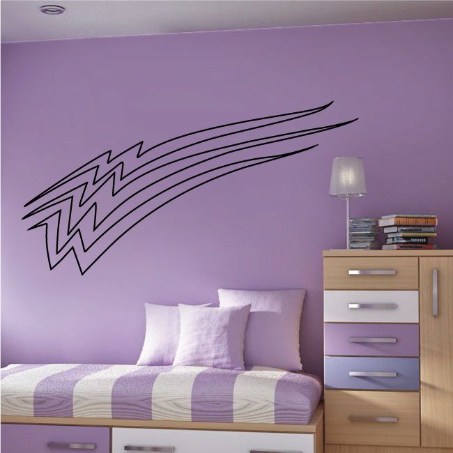 Racing Vehicle Pinstripe Vinyl Decal - Car Decal - Wall Decal - MC072
