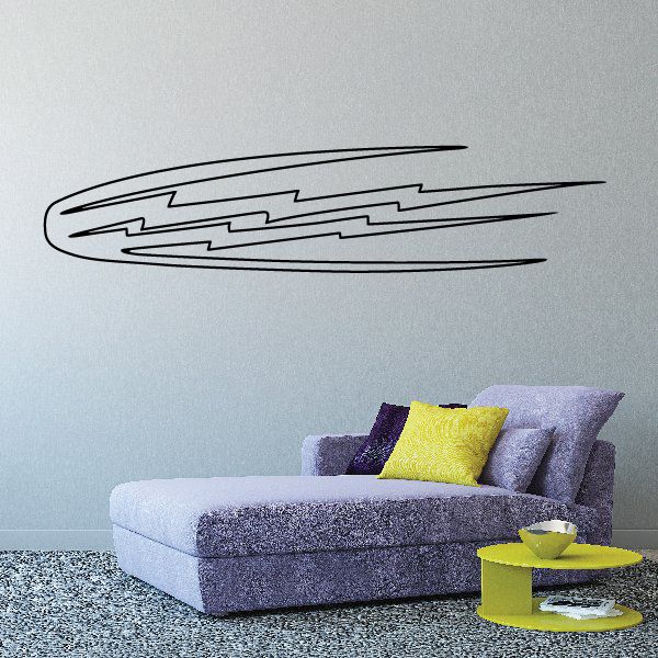 Racing Vehicle Pinstripe Vinyl Decal - Car Decal - Wall Decal - MC075