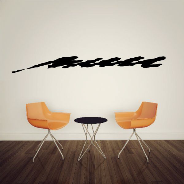 Racing Vehicle Pinstripe Vinyl Decal - Car Decal - Wall Decal - MC081