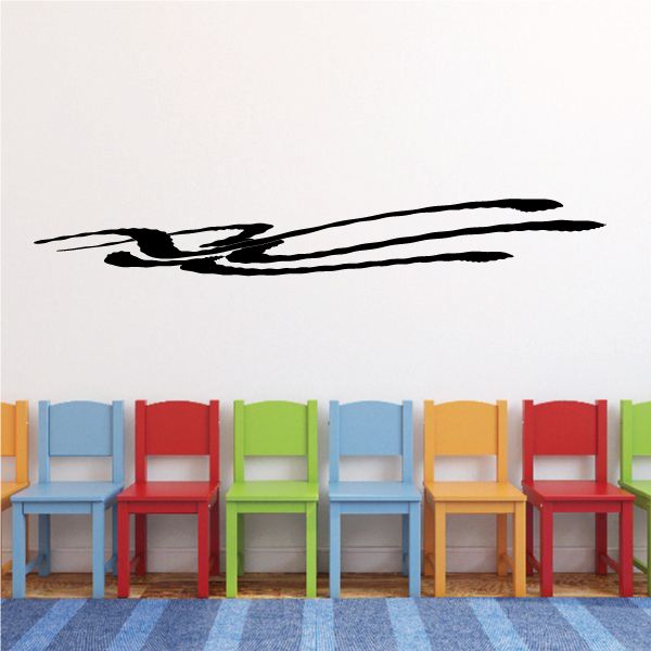 Racing Vehicle Pinstripe Vinyl Decal - Car Decal - Wall Decal - MC082
