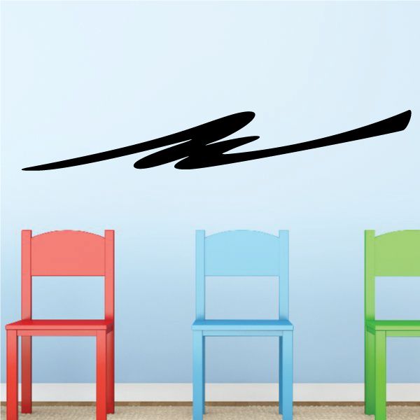 Racing Vehicle Pinstripe Vinyl Decal - Car Decal - Wall Decal - MC090