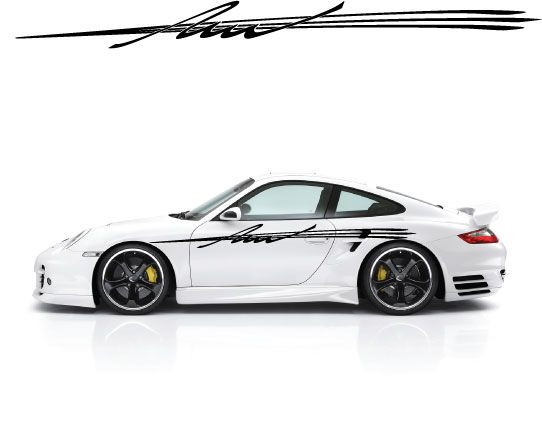 Racing Vehicle Pinstripe Vinyl Decal - Car Decal - Wall Decal - MC093