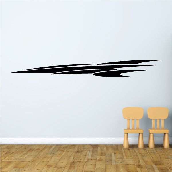 Racing Vehicle Pinstripe Vinyl Decal - Car Decal - Wall Decal - MC095
