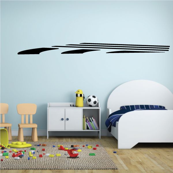 Racing Vehicle Pinstripe Vinyl Decal - Car Decal - Wall Decal - MC096