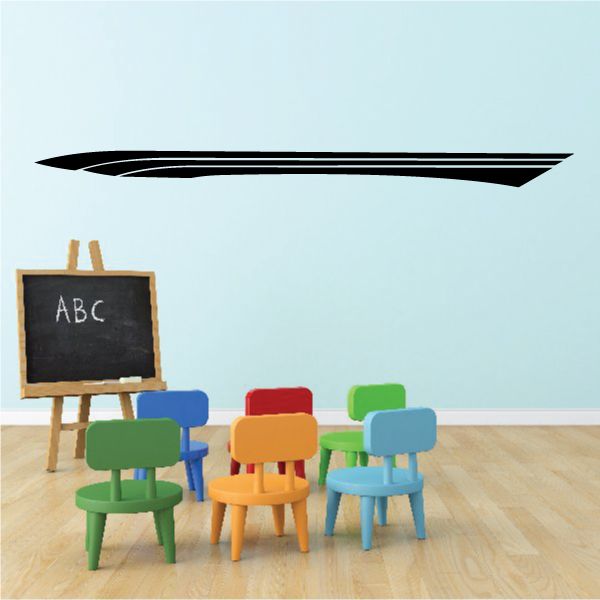 Racing Vehicle Pinstripe Vinyl Decal - Car Decal - Wall Decal - MC099