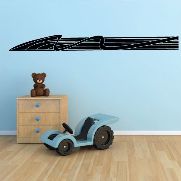 Racing Vehicle Pinstripe Vinyl Decal - Car Decal - Wall Decal - MC100