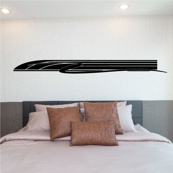 Racing Vehicle Pinstripe Vinyl Decal - Car Decal - Wall Decal - MC104