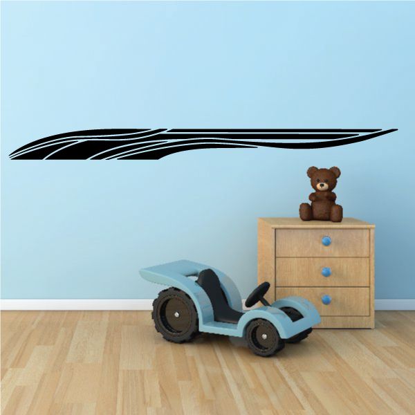 Racing Vehicle Pinstripe Vinyl Decal - Car Decal - Wall Decal - MC105