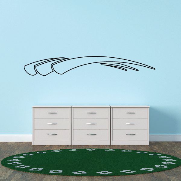 Racing Vehicle Pinstripe Vinyl Decal - Car Decal - Wall Decal - MC109