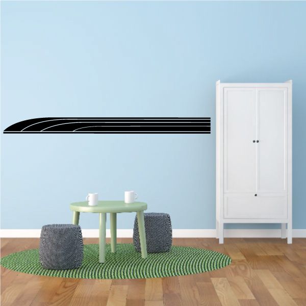 Racing Vehicle Pinstripe Vinyl Decal - Car Decal - Wall Decal - MC112