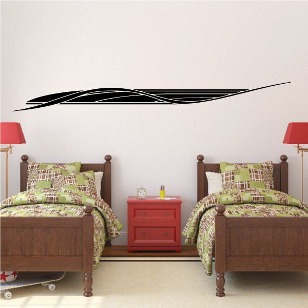 Racing Vehicle Pinstripe Vinyl Decal - Car Decal - Wall Decal - MC118