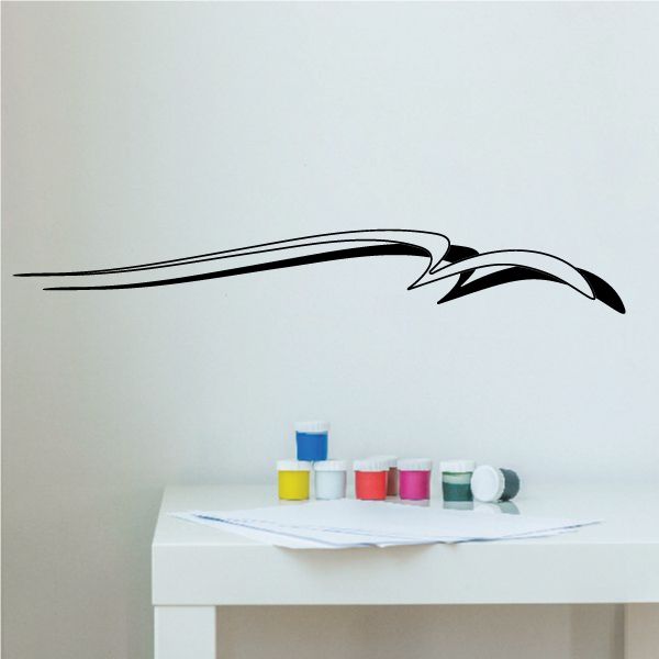 Racing Vehicle Pinstripe Vinyl Decal - Car Decal - Wall Decal - MC121