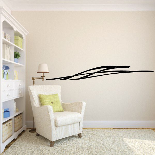 Racing Vehicle Pinstripe Vinyl Decal - Car Decal - Wall Decal - MC123
