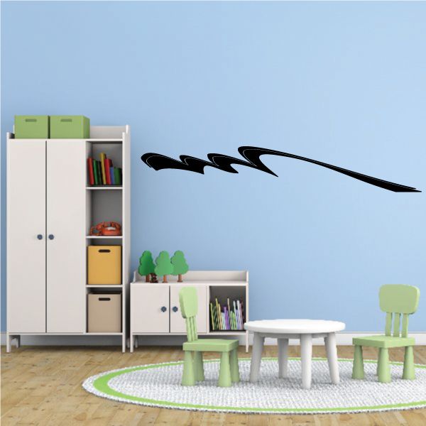 Racing Vehicle Pinstripe Vinyl Decal - Car Decal - Wall Decal - MC124
