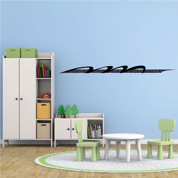Racing Vehicle Pinstripe Vinyl Decal - Car Decal - Wall Decal - MC125