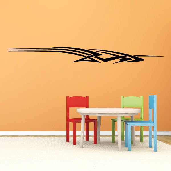 Racing Vehicle Pinstripe Vinyl Decal - Car Decal - Wall Decal - MC131