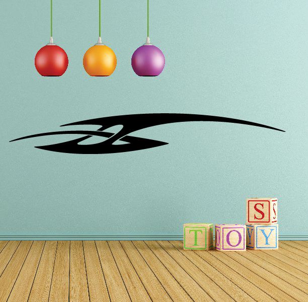 Racing Vehicle Pinstripe Vinyl Decal - Car Decal - Wall Decal - MC134