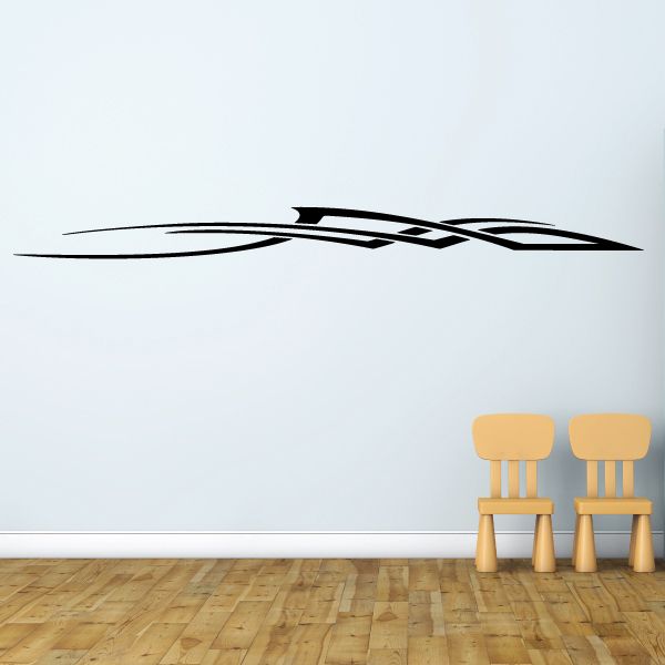 Racing Vehicle Pinstripe Vinyl Decal - Car Decal - Wall Decal - MC143