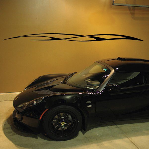 Racing Vehicle Pinstripe Vinyl Decal - Car Decal - Wall Decal - MC151