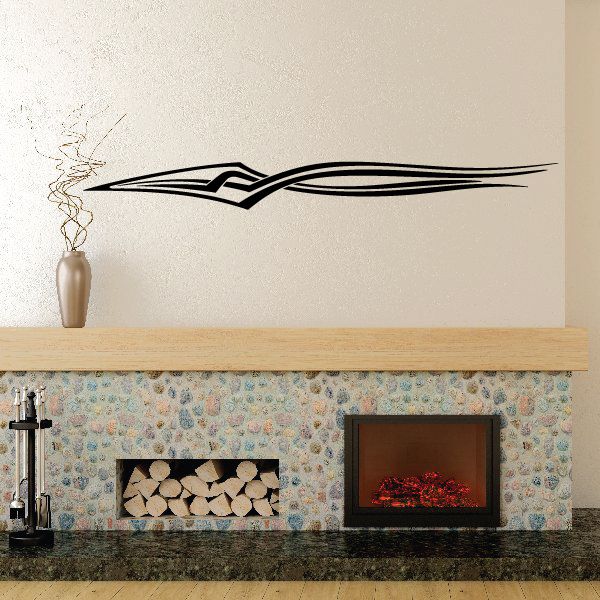 Racing Vehicle Pinstripe Vinyl Decal - Car Decal - Wall Decal - MC153
