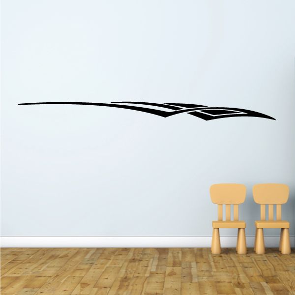 Racing Vehicle Pinstripe Vinyl Decal - Car Decal - Wall Decal - MC154
