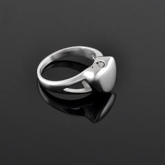 Heart Shaped Cremation Urn Ring