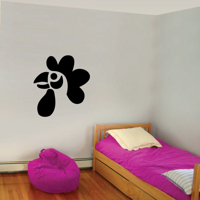 Rooster Tribal Vehicle Pinstripe Vinyl Decal - Car Decal - Wall Decal - MC055