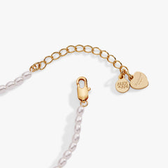 Sweethearts® ‘XOXO’ Heart Charm Beaded Pearl Bracelet