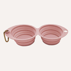Tilley + Me Collapsible Double Pet Bowl – Lightweight & Portable for Travel