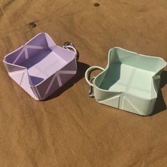 Tilley + Me Compact Foldable Pet Food & Water Bowl – Ideal for Travel