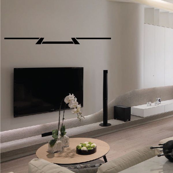 Tribal Pinstripe Wall Decal - Vinyl Decal - Car Decal - 072