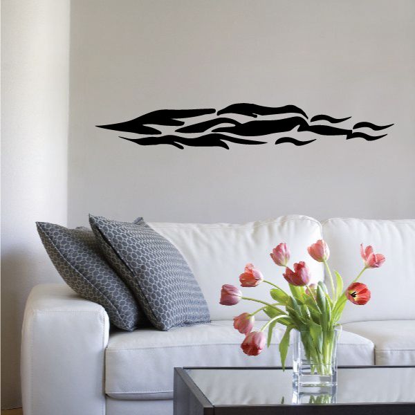 Tribal Pinstripe Wall Decal - Vinyl Decal - Car Decal - 073
