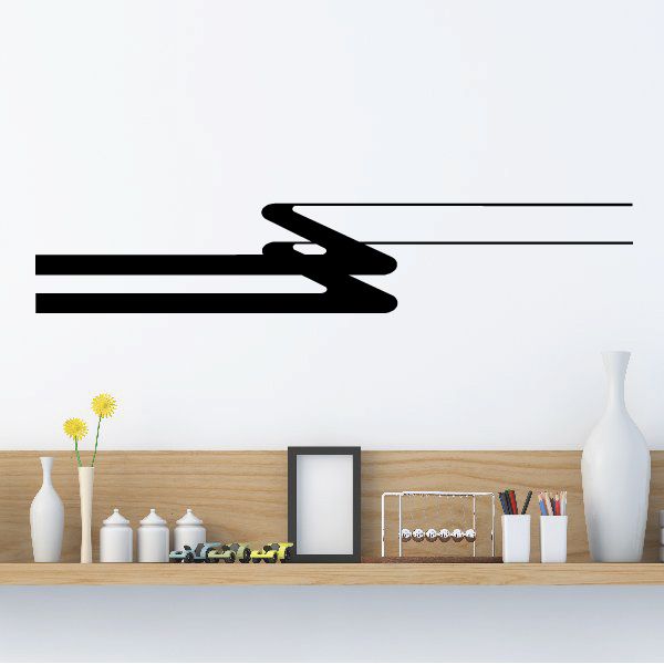Tribal Pinstripe Wall Decal - Vinyl Decal - Car Decal - 110