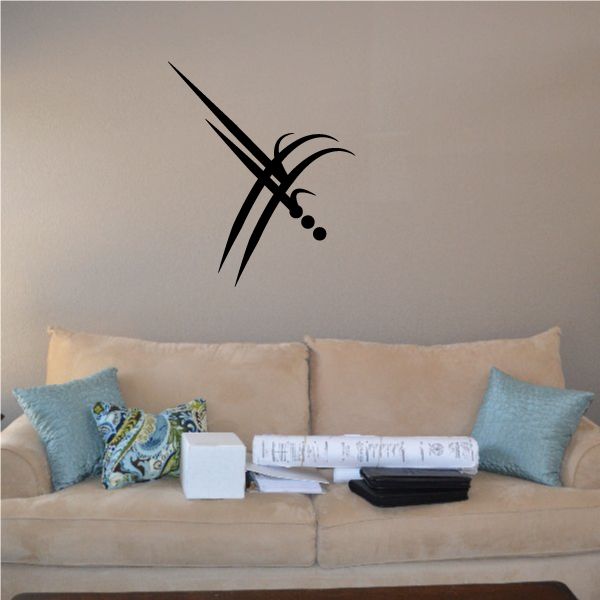 Tribal Pinstripe Wall Decal - Vinyl Decal - Car Decal - 152