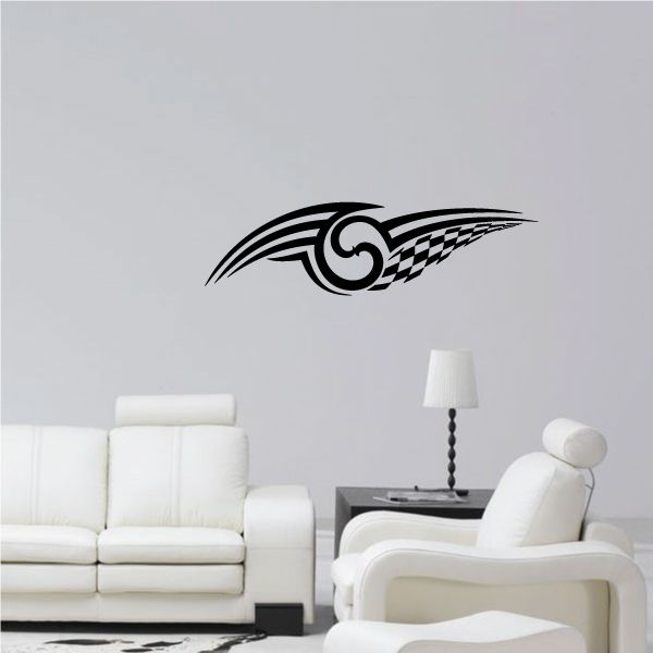 Tribal Pinstripe Wall Decal - Vinyl Decal - Car Decal - 154