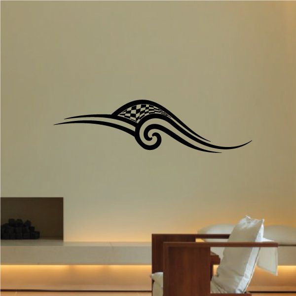 Tribal Pinstripe Wall Decal - Vinyl Decal - Car Decal - 155