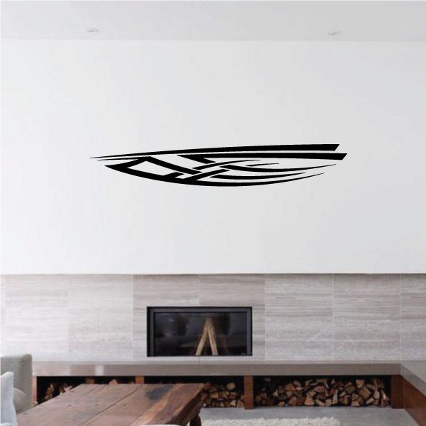 Tribal Pinstripe Wall Decal - Vinyl Decal - Car Decal - 156