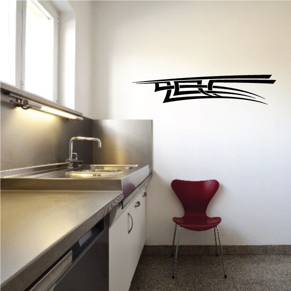 Tribal Pinstripe Wall Decal - Vinyl Decal - Car Decal - 157
